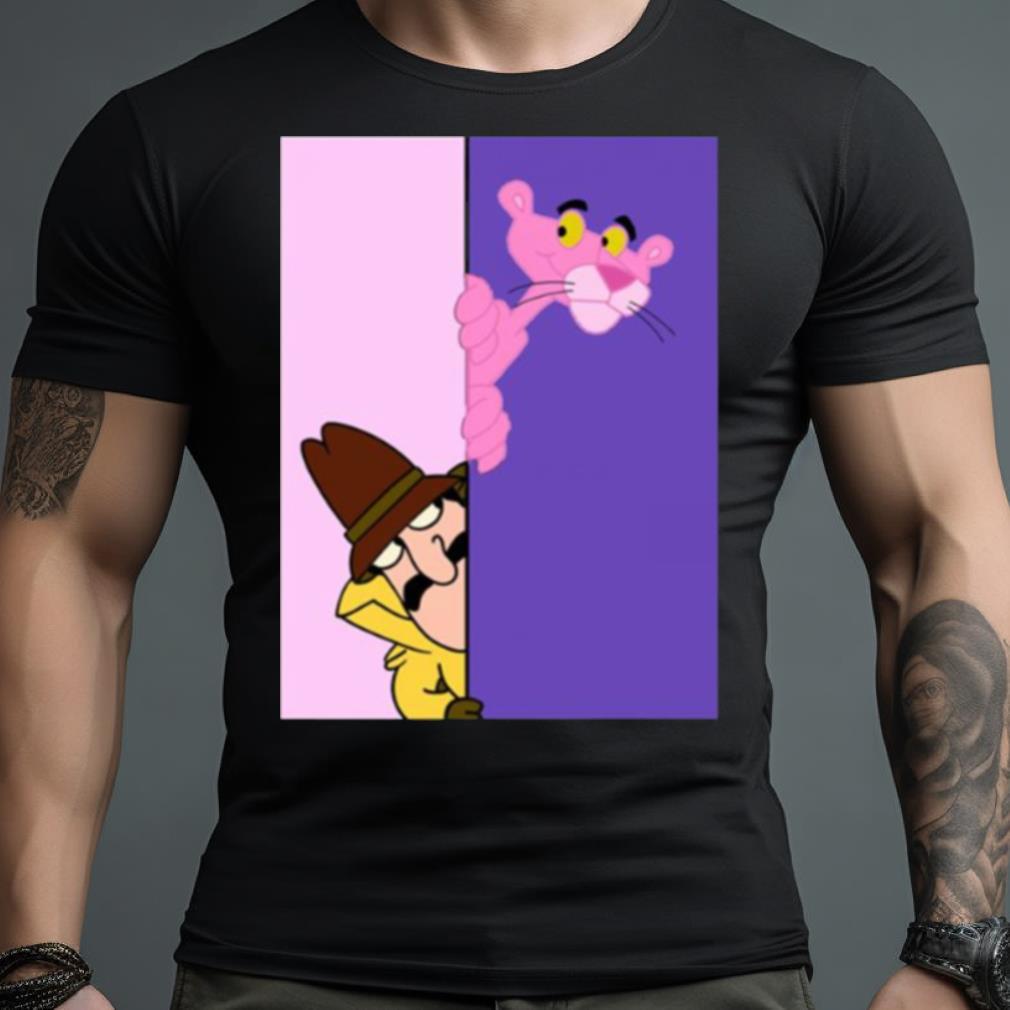 Pink Panther Graphic Cartoon Shirt