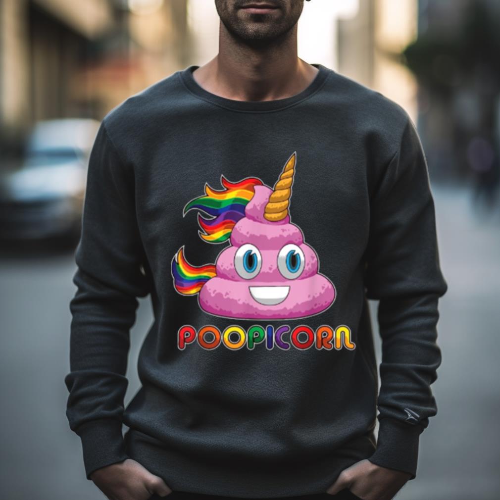 Poopicorn pink shitty unicorn cute poop with a Shirt