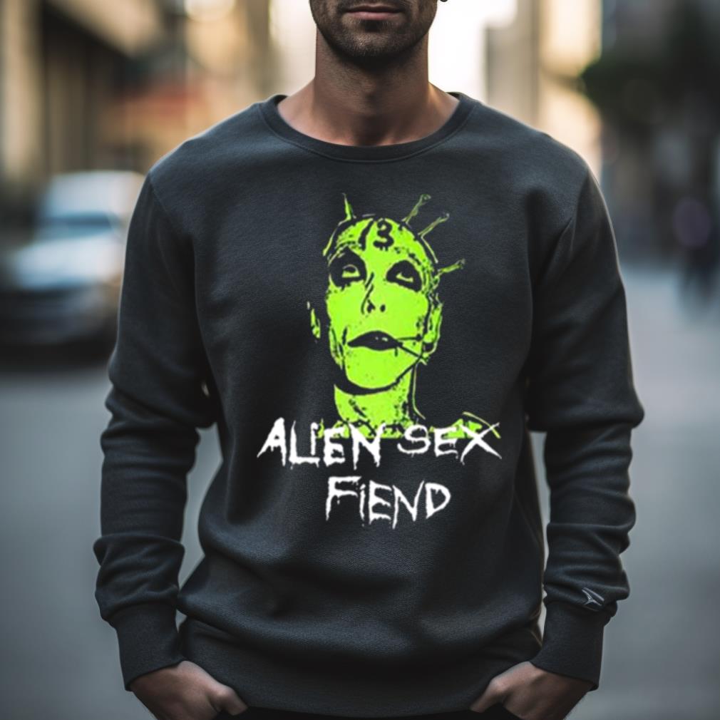 Punk Artwork Long Alien Sex Fiend shirt Punk Artwork Long Alien Sex Fiend shirt