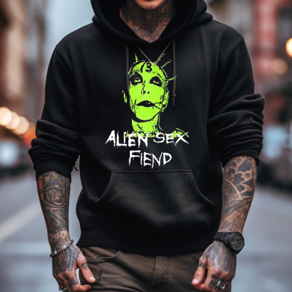 Punk Artwork Long Alien Sex Fiend shirt Punk Artwork Long Alien Sex Fiend shirt