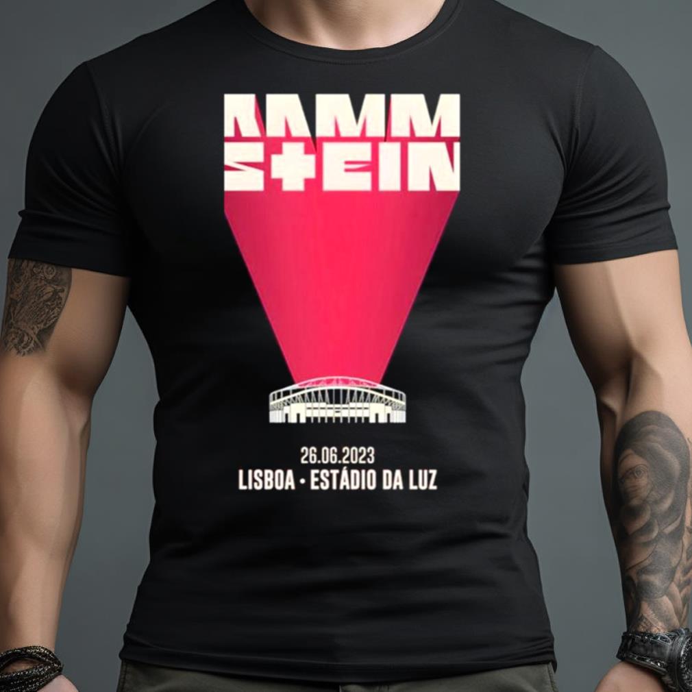 Rammstein Lisboa July 26 2023 Estadio Da Luz Tour Shirt