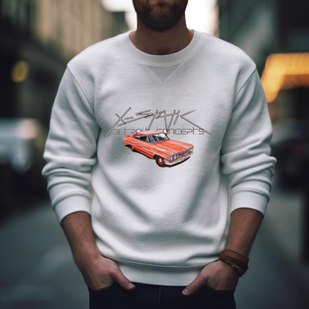 Red Car Ford Galaxie Static X Shirt Red Car Ford Galaxie Static X Shirt
