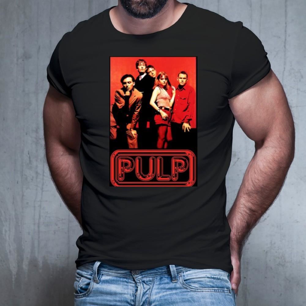 Red Graphic Pulp Band Shirt Red Graphic Pulp Band Shirt