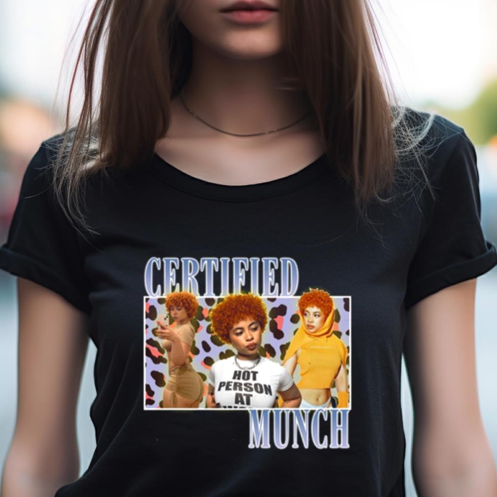 Retro Song Ice Spice Certified Munch Shirt Retro Song Ice Spice Certified Munch Shirt