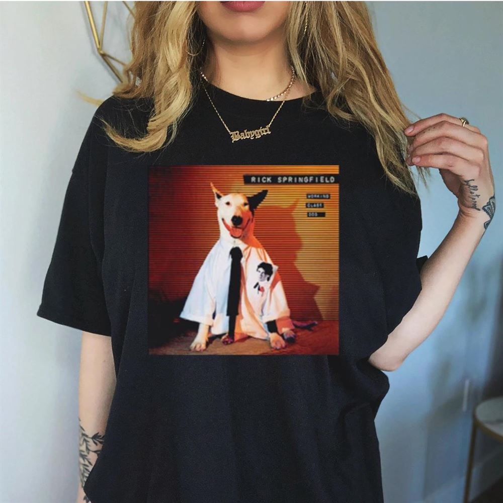 Rick Springfield Working Class Dog album Cover Shirt Rick Springfield Working Class Dog album Cover Shirt