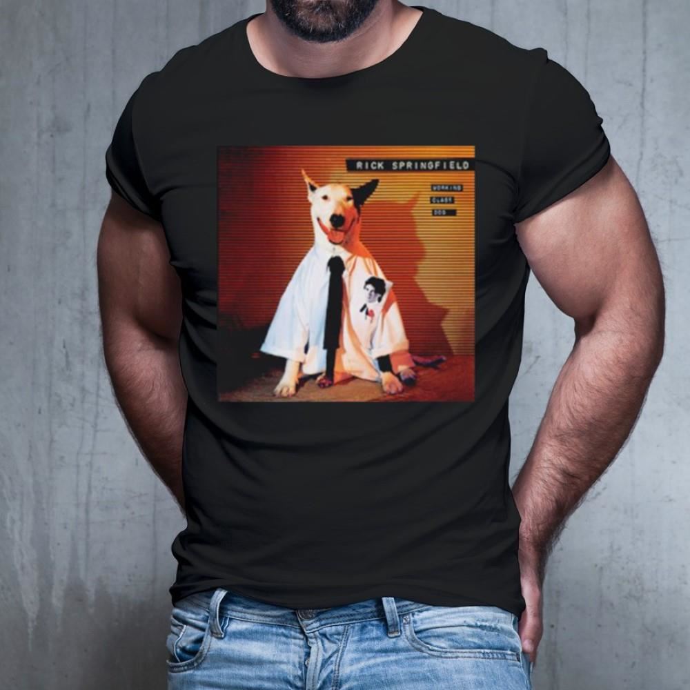 Rick Springfield Working Class Dog album Cover Shirt Rick Springfield Working Class Dog album Cover Shirt