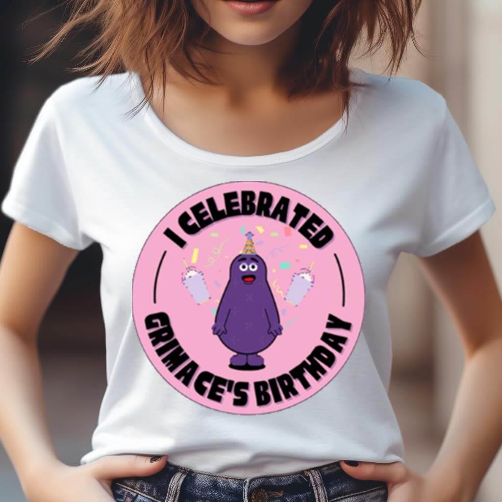 Round Design Grimace Birthday Shirt Round Design Grimace Birthday Shirt