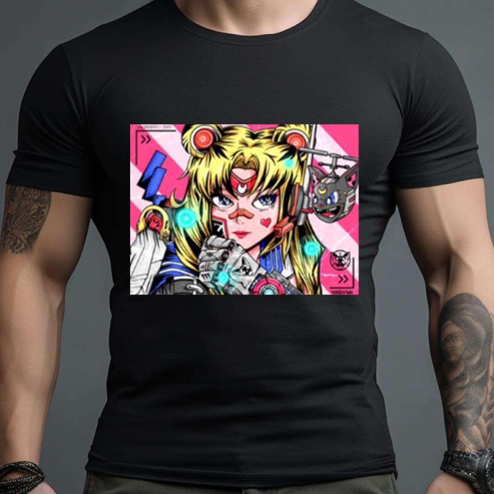 Sailormoon Mech Digital Art Fanmade Sailor Moon Shirt