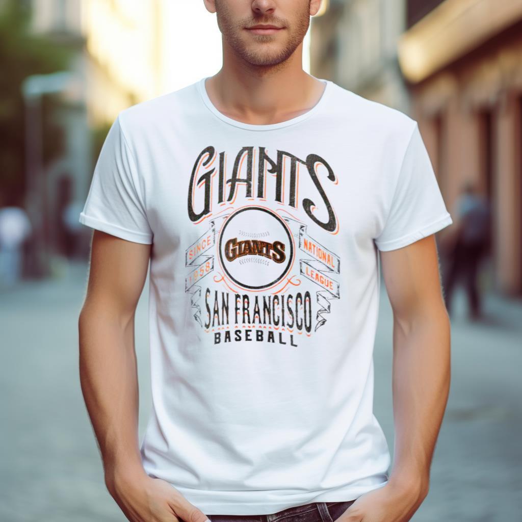 San Francisco Giants Rucker Collection Distressed Rock T Shirt