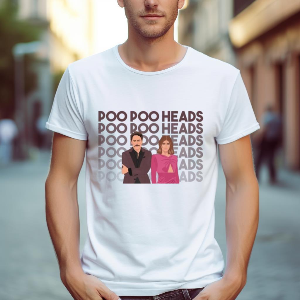 Scandoval Poo Heads Vanderpump Rules Drama T Shirt