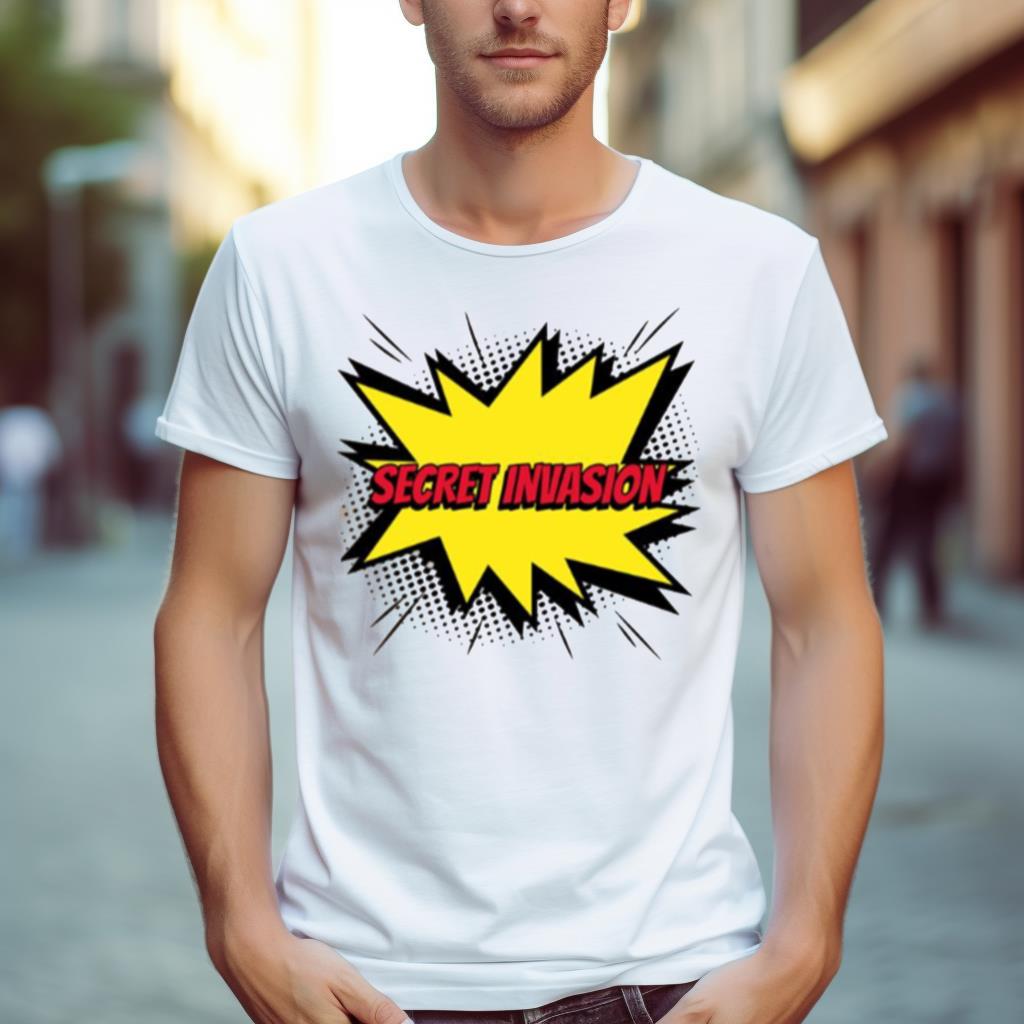 Secret Invasion Comic Kapow Marvel Shirt