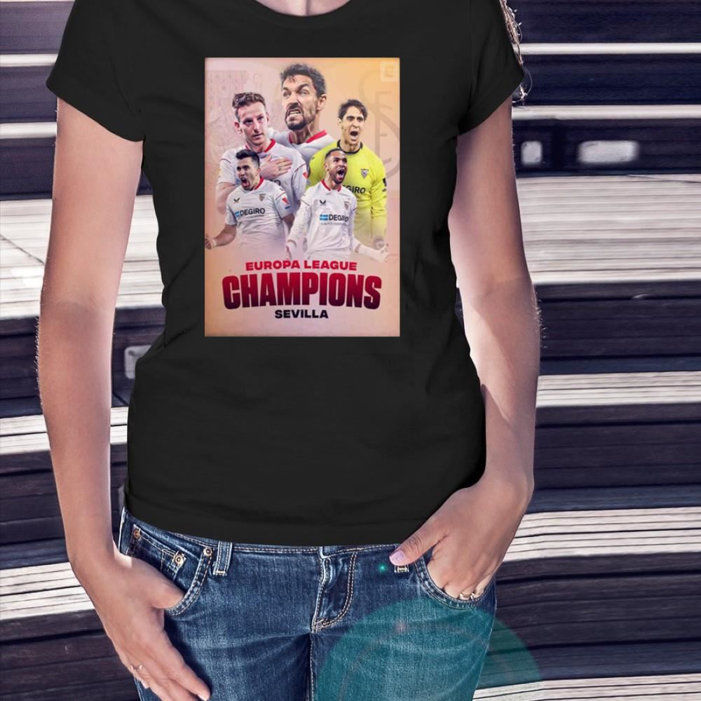 Sevilla Are The Europa League Champions Shirt