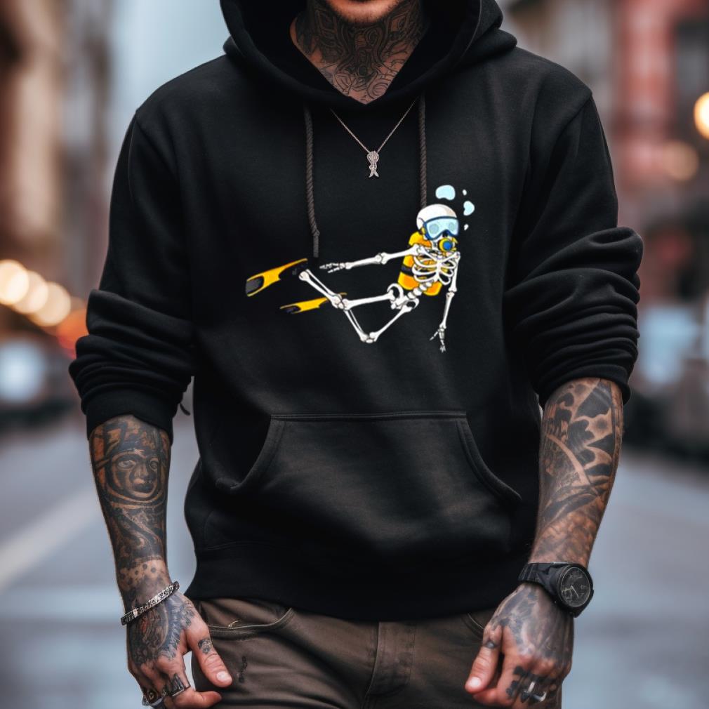 Skeleton Scuba Diver Scuba Diving Underwater Ocean Shirt Skeleton Scuba Diver Scuba Diving Underwater Ocean Shirt
