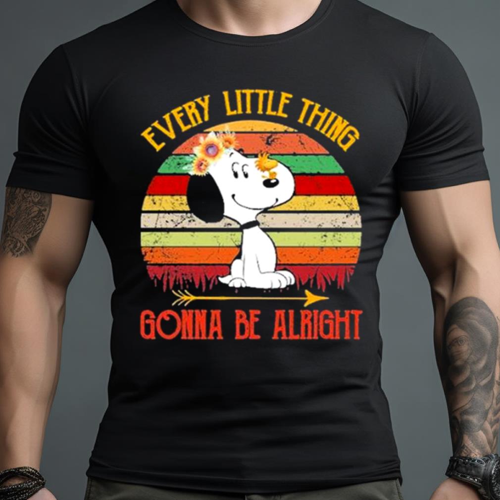 Snoopy Every Little Thing Gonna Be Alright Vintage Shirt
