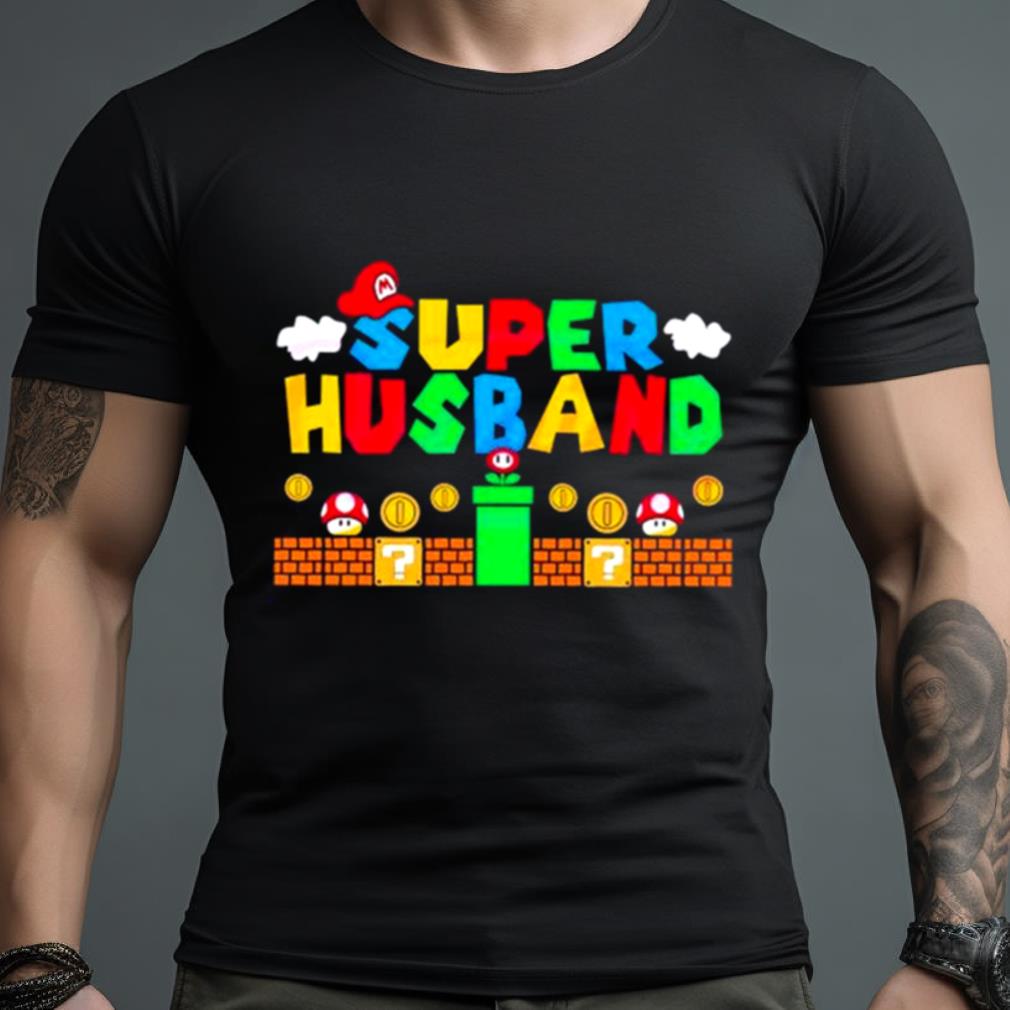 Super Husband Funny Husband Super Mario Shirt