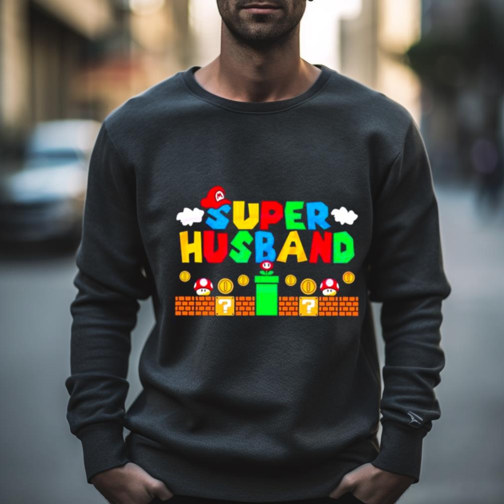 Super Husband Funny Husband Super Mario Shirt