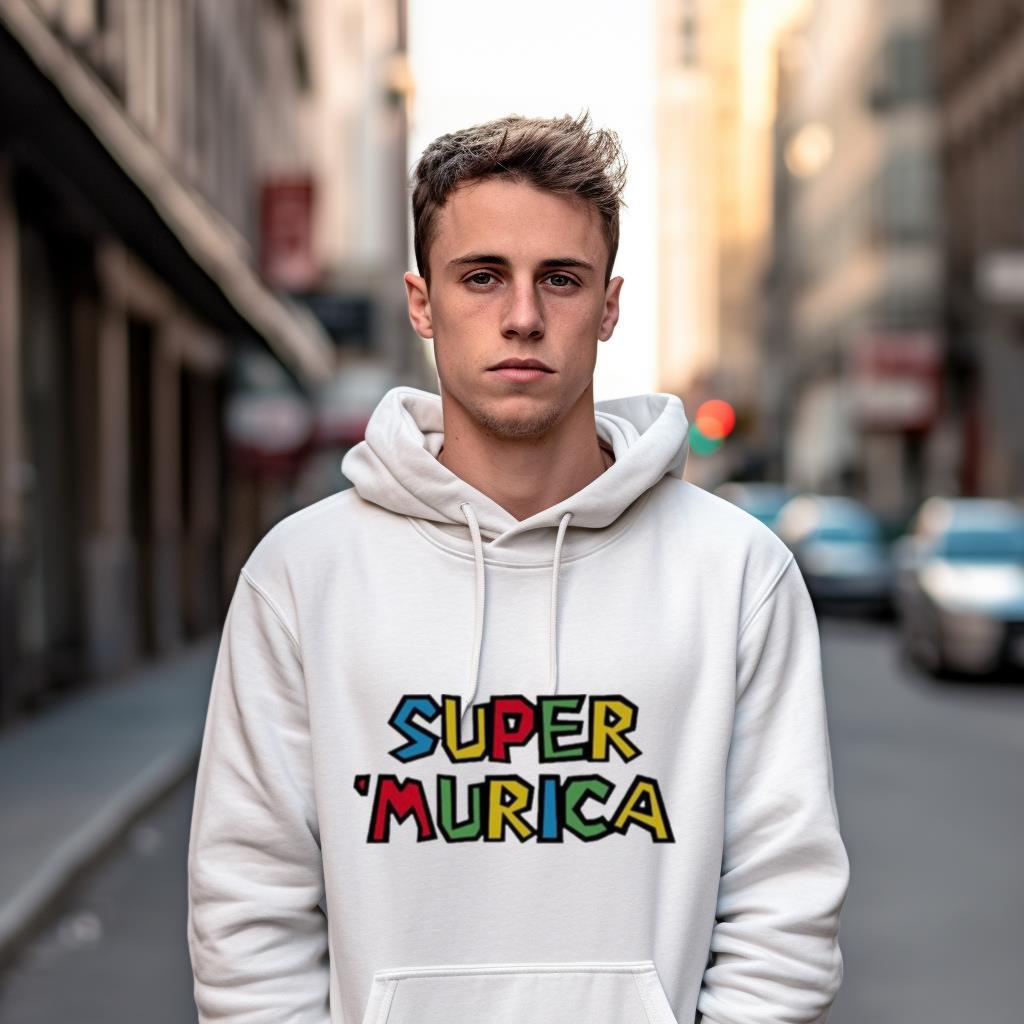 Super Murica Mario game Shirt Super Murica Mario game Shirt
