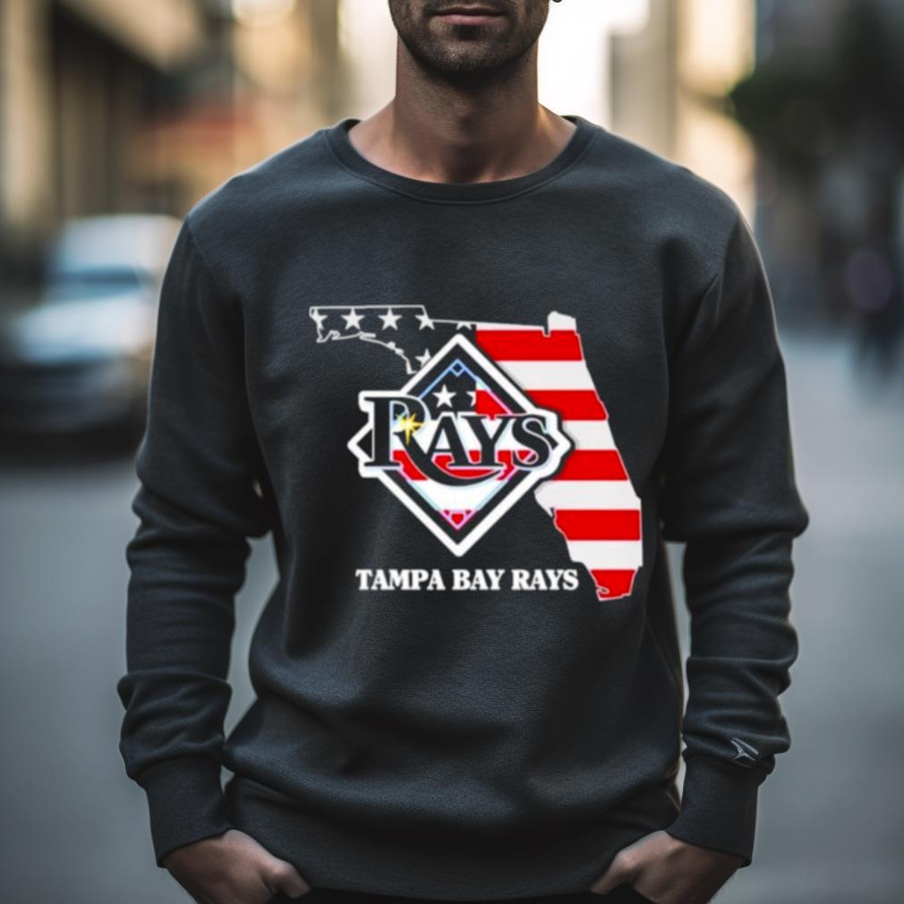 Tampa bay rays maps american flag shirt, hoodie, sweater, long sleeve and  tank top