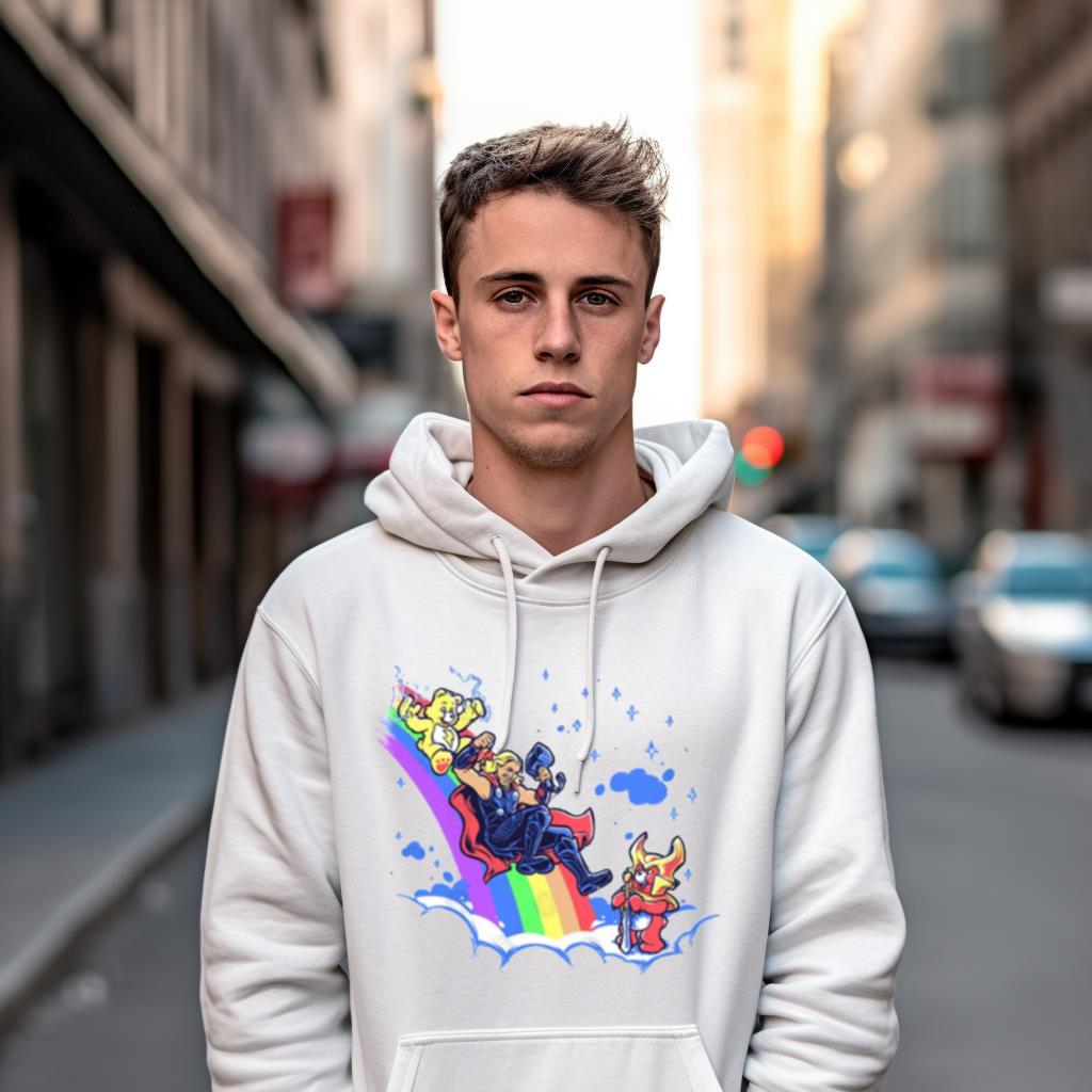 The Carefrost Bridge Pride Month Thor Shirt The Carefrost Bridge Pride Month Thor Shirt