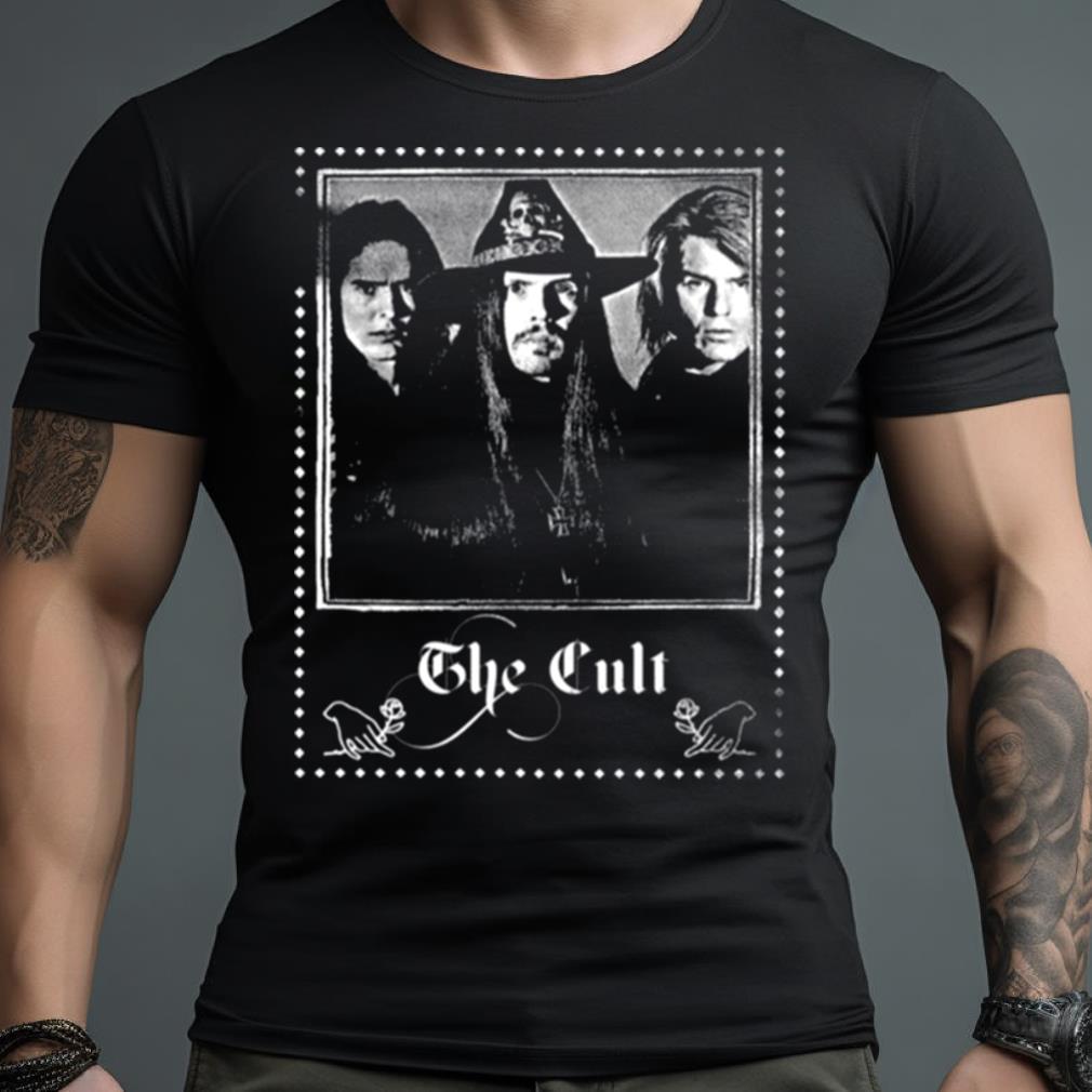 The Cult Faded Vintage Style Fan Design shirt
