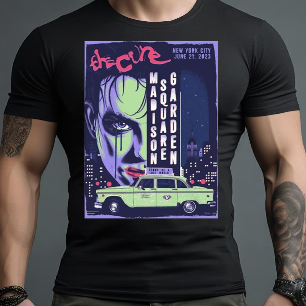 The Cure New York City Night 2 Concert Madison Square Garden June 21 2023 Fan Gifts T Shirt