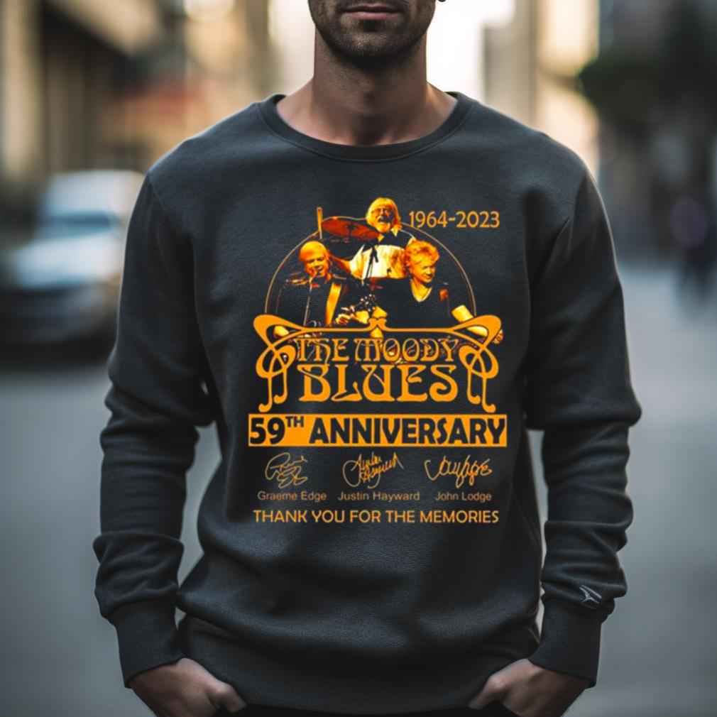 The Moody Blues 57Th Anniversary Signature Thank You For The Memories 1964 2023 Shirt