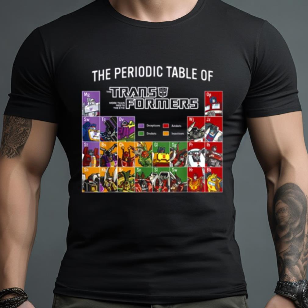 The Periodic Table Of Transformers Shirt