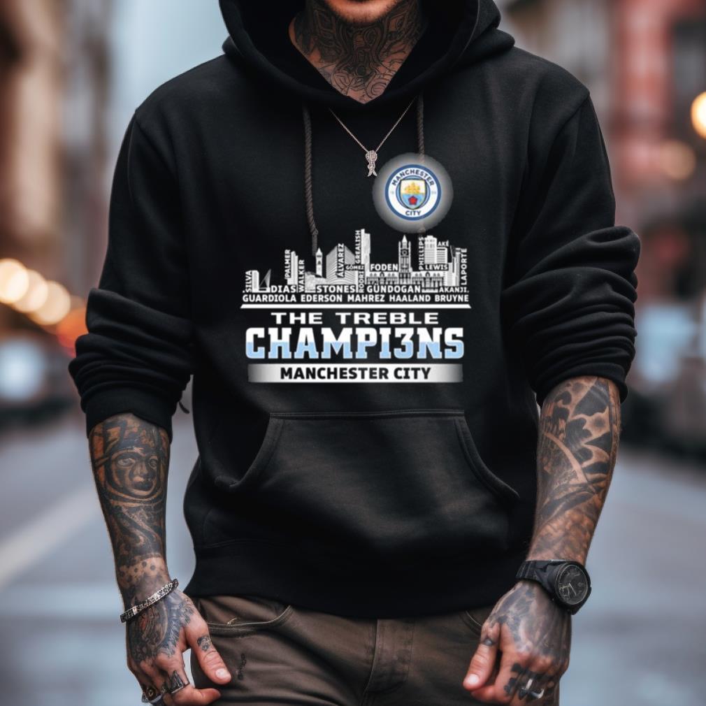 The Treble Champions The Citizens Shirt The Treble Champions The Citizens Shirt