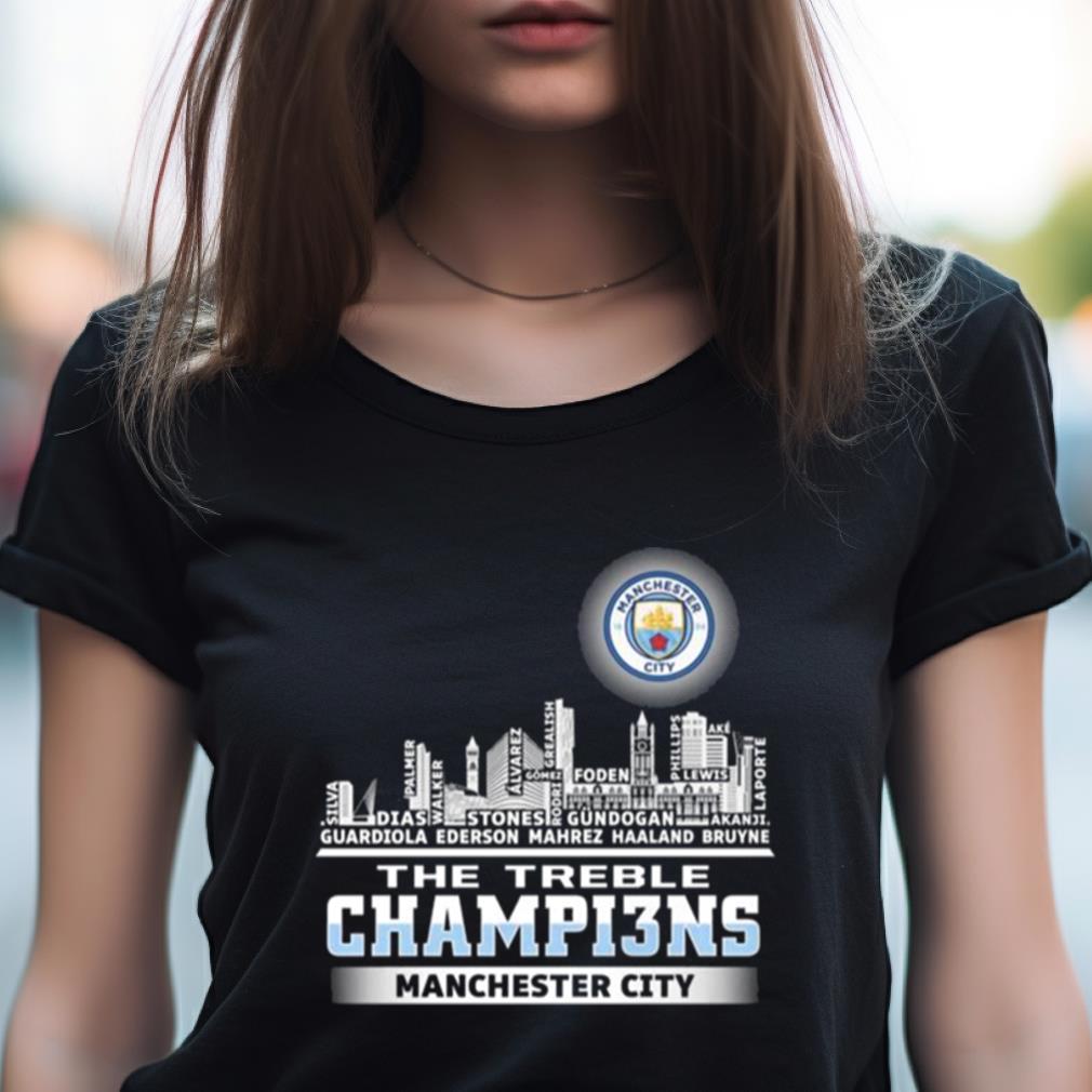 The Treble Champions The Citizens Shirt The Treble Champions The Citizens Shirt