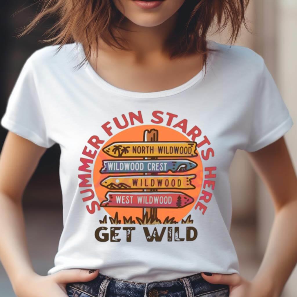 The Wildwoods Summer Fun Starts Here Get Wild Shirt The Wildwoods Summer Fun Starts Here Get Wild Shirt