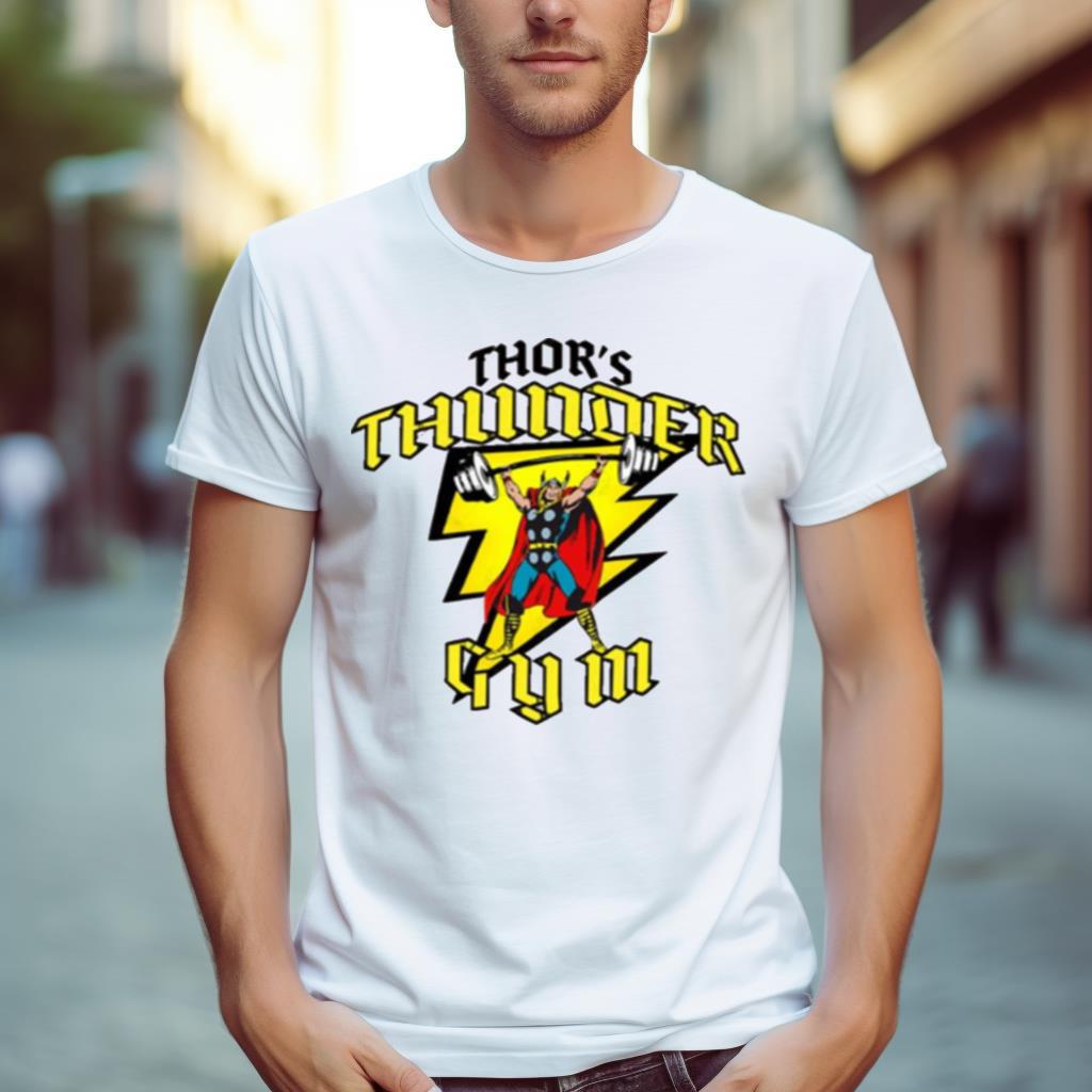 Thor’s Thunder Gym Logo Bodybuilding Shirt