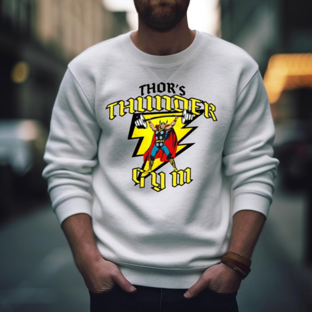Thor’s Thunder Gym Logo Bodybuilding Shirt