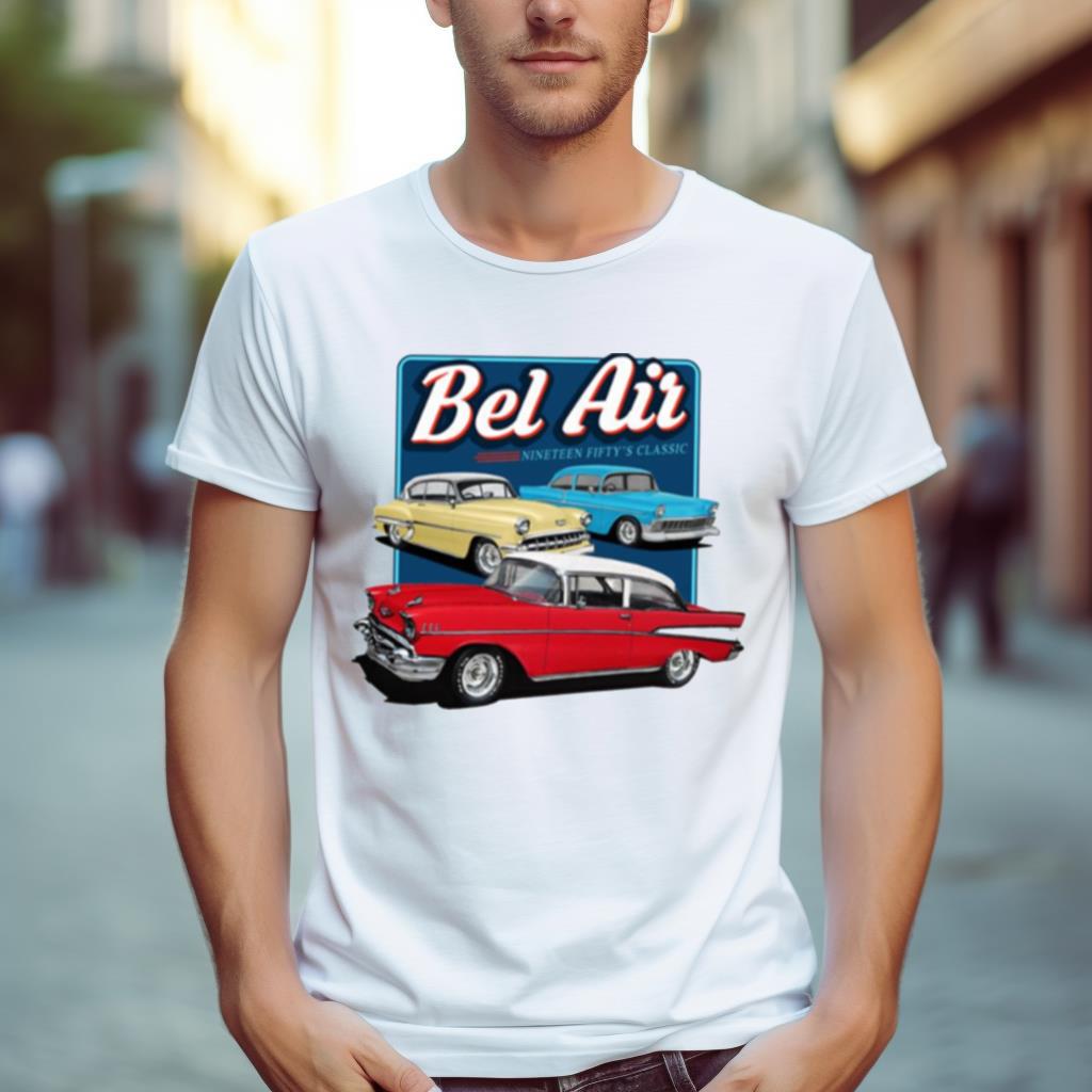 Three Bel Airs Vintage Car shirt
