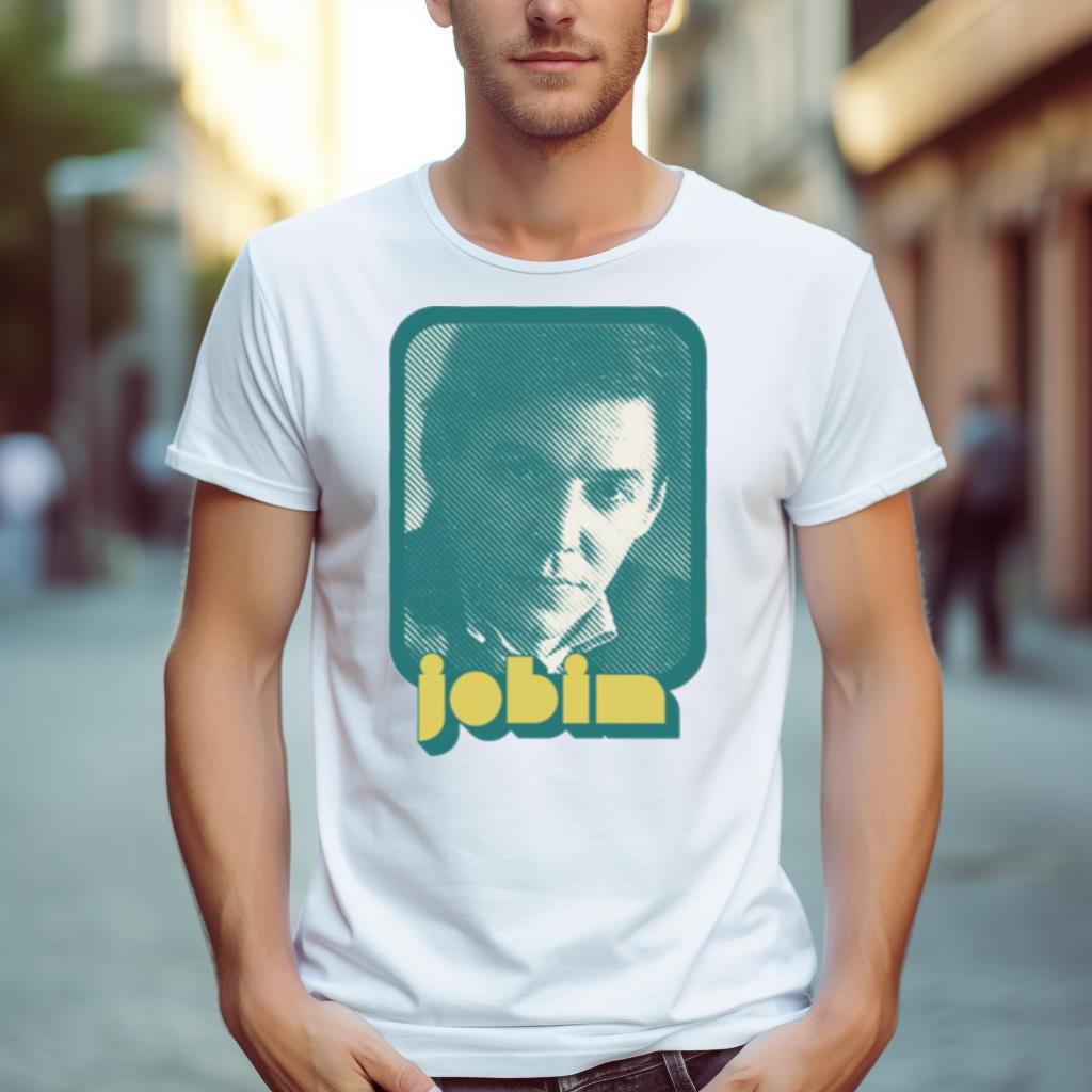 Tom Jobim Retro Style Fan Art Design Shirt