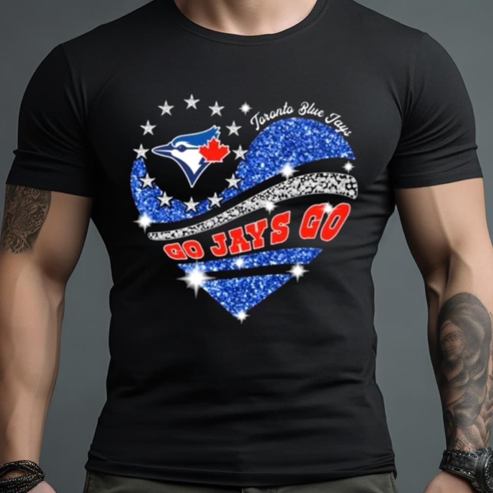Toronto Blue Jays Go Jays Go Heart Diamond Shirt