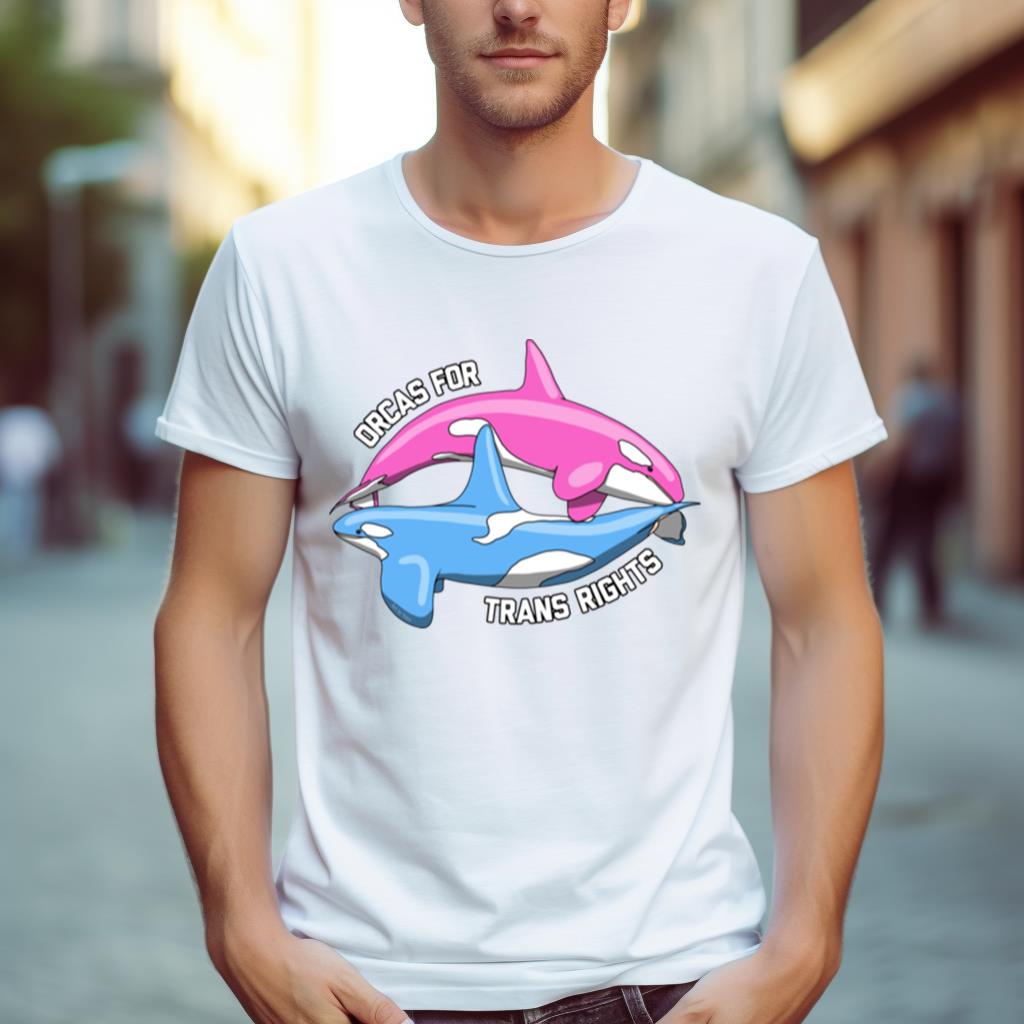 Trans Rights Or I Bites Orcas Cap Shirt