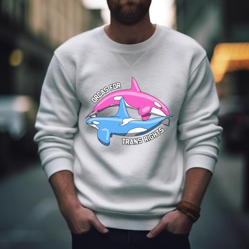 Trans Rights Or I Bites Orcas Cap Shirt
