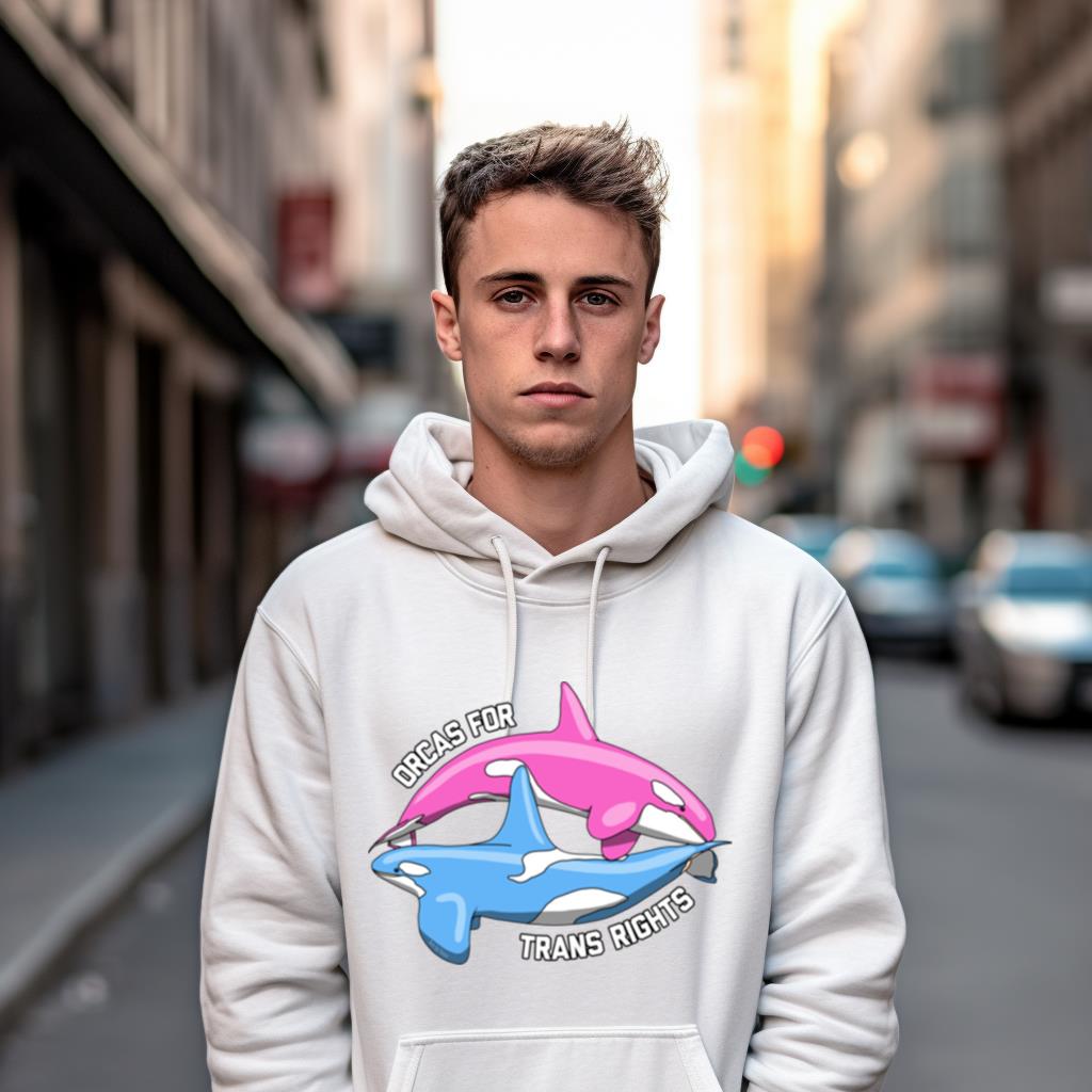 Trans Rights Or I Bites Orcas Cap Shirt Trans Rights Or I Bites Orcas Cap Shirt