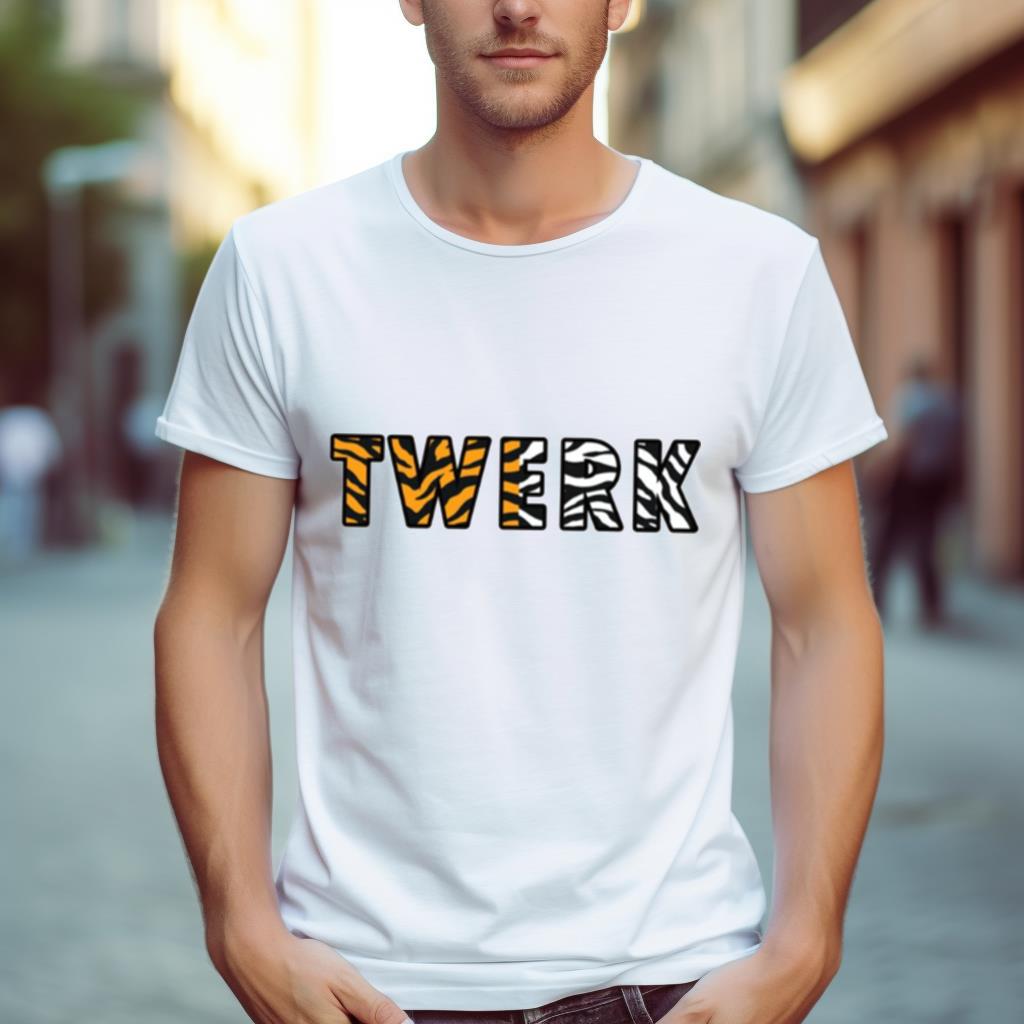 Twerk Free Jt Text Art Shirt