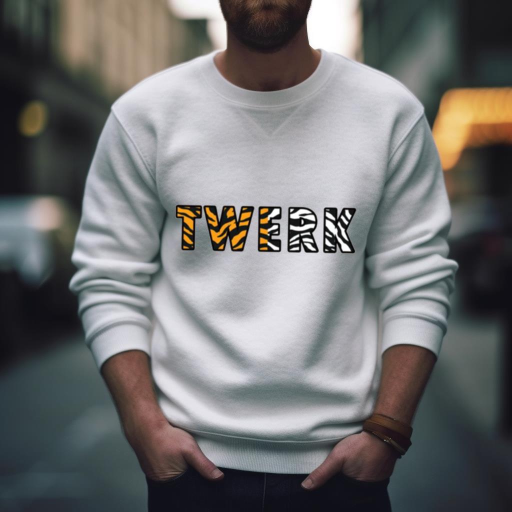 Twerk Free Jt Text Art Shirt