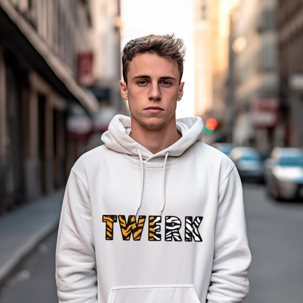 Twerk Free Jt Text Art Shirt Twerk Free Jt Text Art Shirt