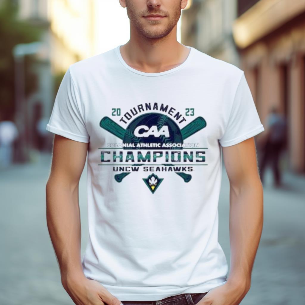UNCW Seahawks 2023 Tournament Colonial Athletic Association Champions shirt