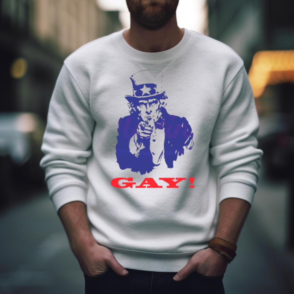 Uncle Sam GAY Live Laugh Lesbian Shirt