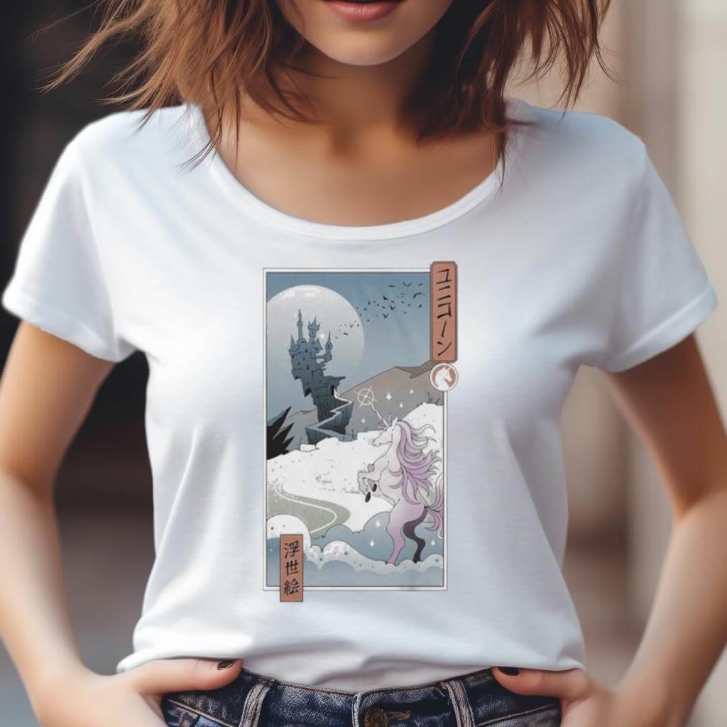 Unicorn Ukiyo E Shirt Unicorn Ukiyo E Shirt