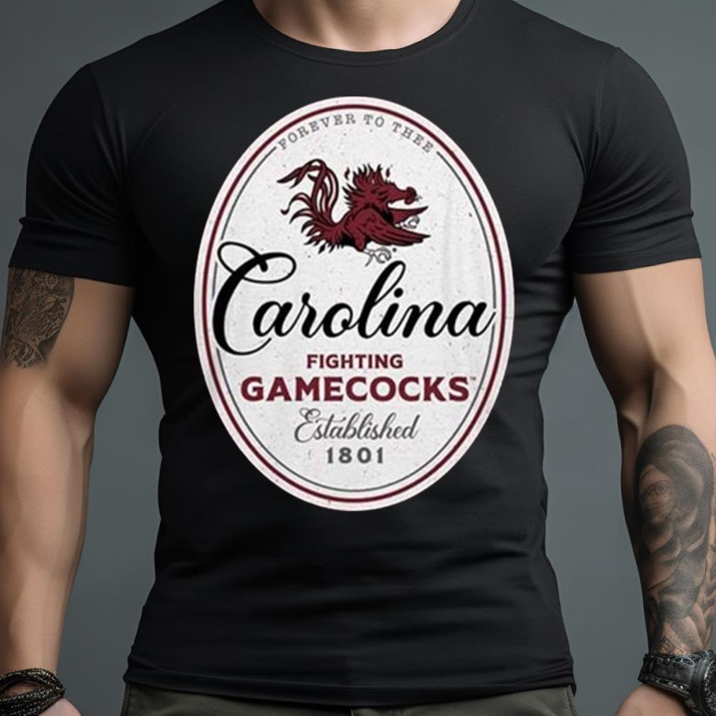University Of South Carolina Gamecocks Label Carolina Fighting Gamecocks Shirt