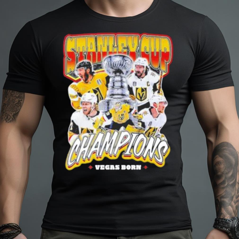 Vegas Golden Knights 2023 Stanley Cup Champions Vegas Born Shirt