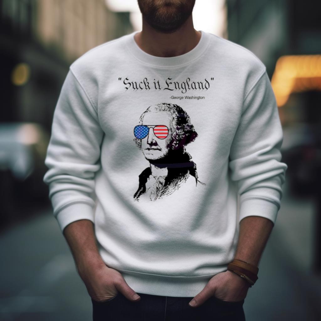 Vintage Suck It England George Washington Shirt