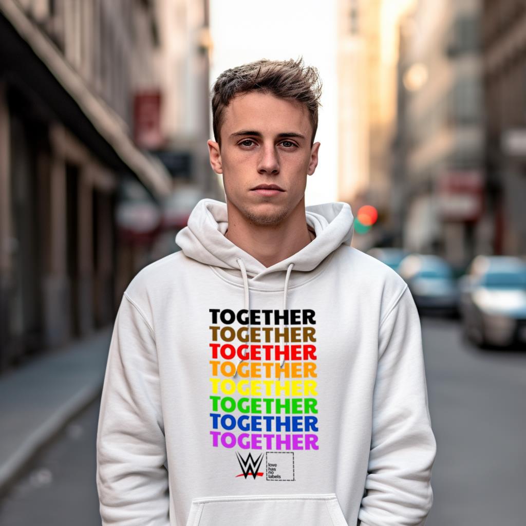 WWE Together Pride Love has no labels 2023 Shirt WWE Together Pride Love has no labels 2023 Shirt