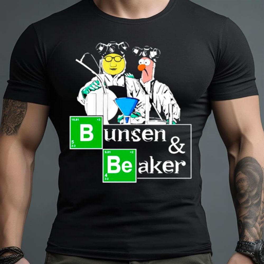 Walter White and Jesse Pinkman bunsen and beaker Shirt