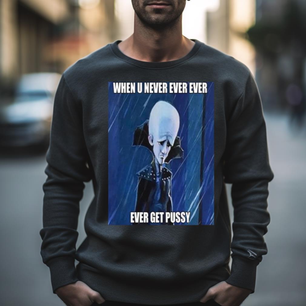 When You Never Ever Megamind Shirt